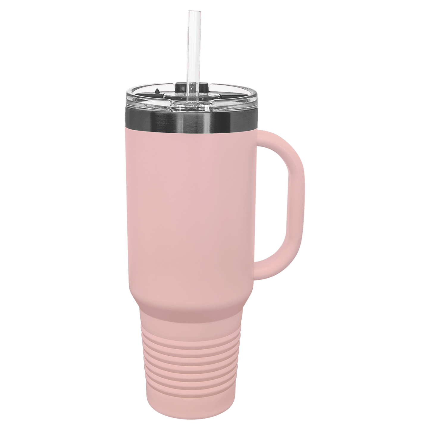 Polar Camel 40 oz Travel Mug with Handle & Straw