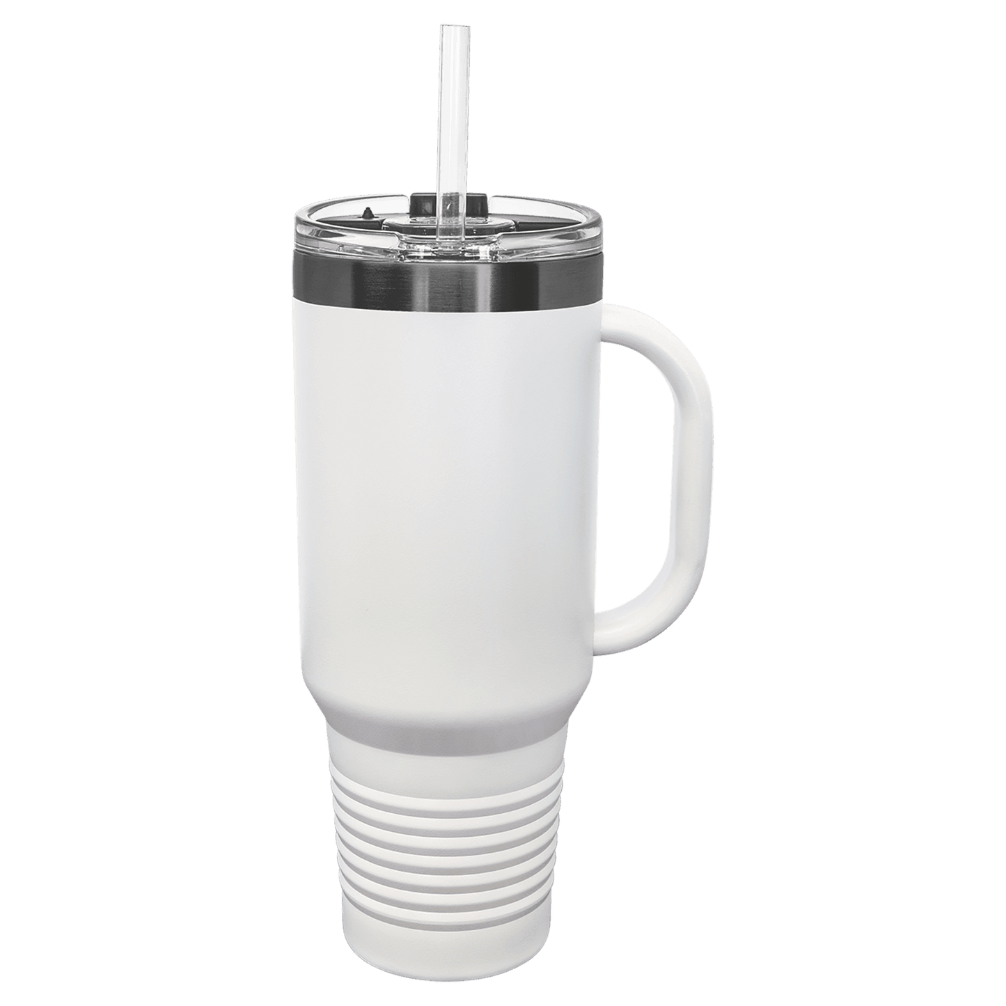 Polar Camel 40 oz Travel Mug with Handle & Straw